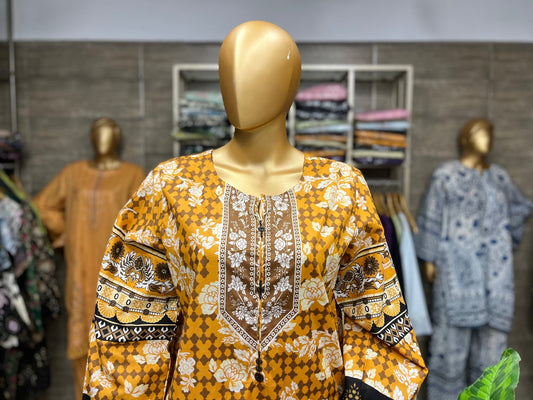 LAWN PRINTED 3 PIECE