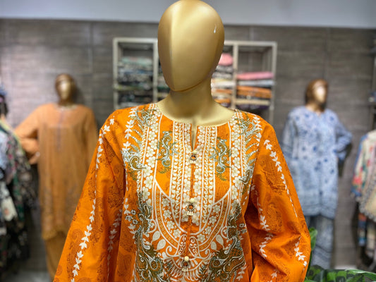 LAWN PRINTED 3 PIECE