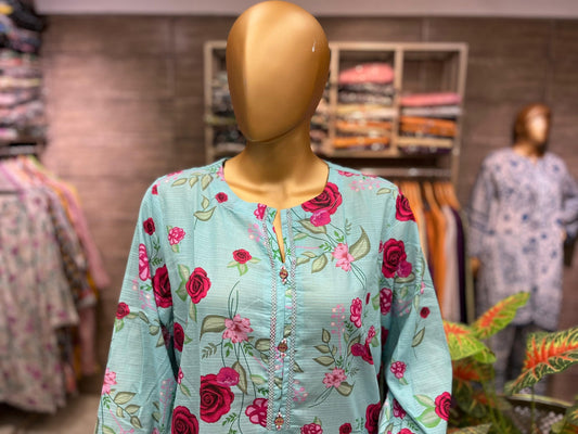 PRINTED DORIA LAWN 3 PIECE