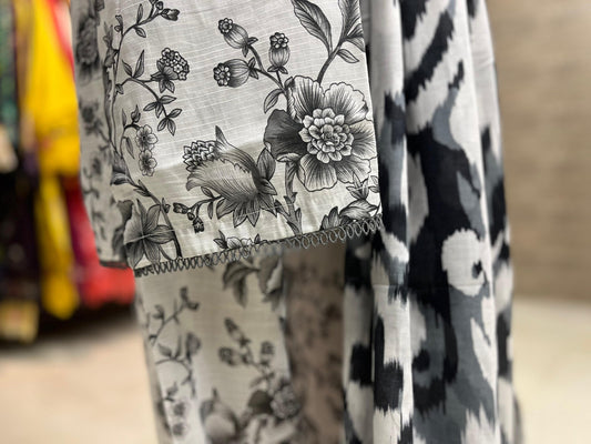 PRINTED DORIA LAWN 3 PIECE