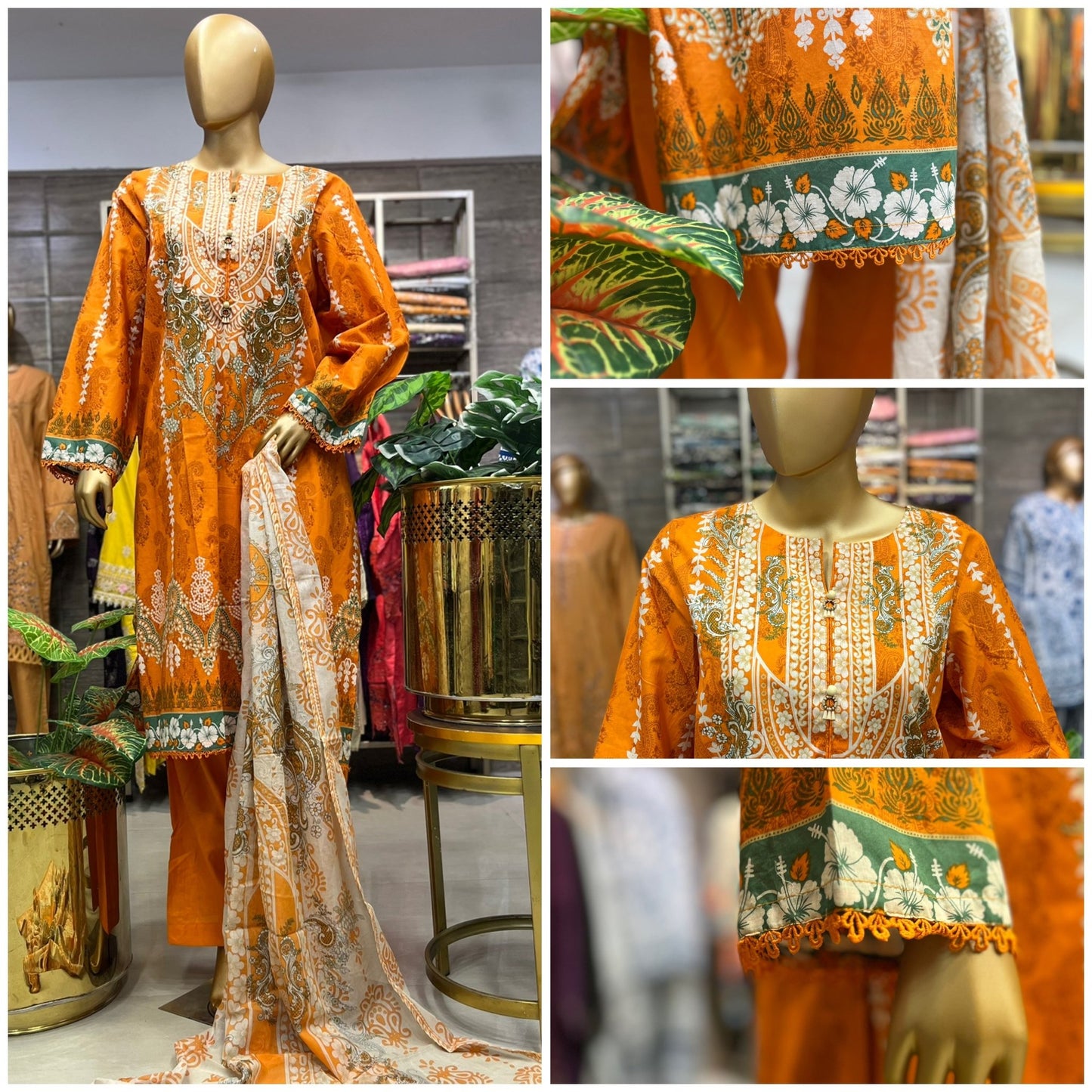 LAWN PRINTED 3 PIECE