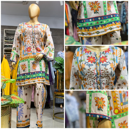 CORD SET TWO PIECE PRINTED