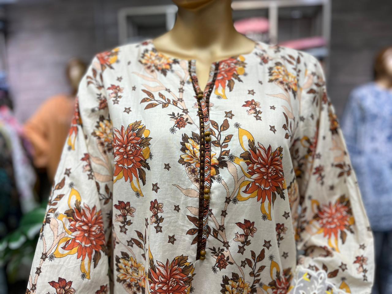 THREE PIECE LAWN EMBROIDERED