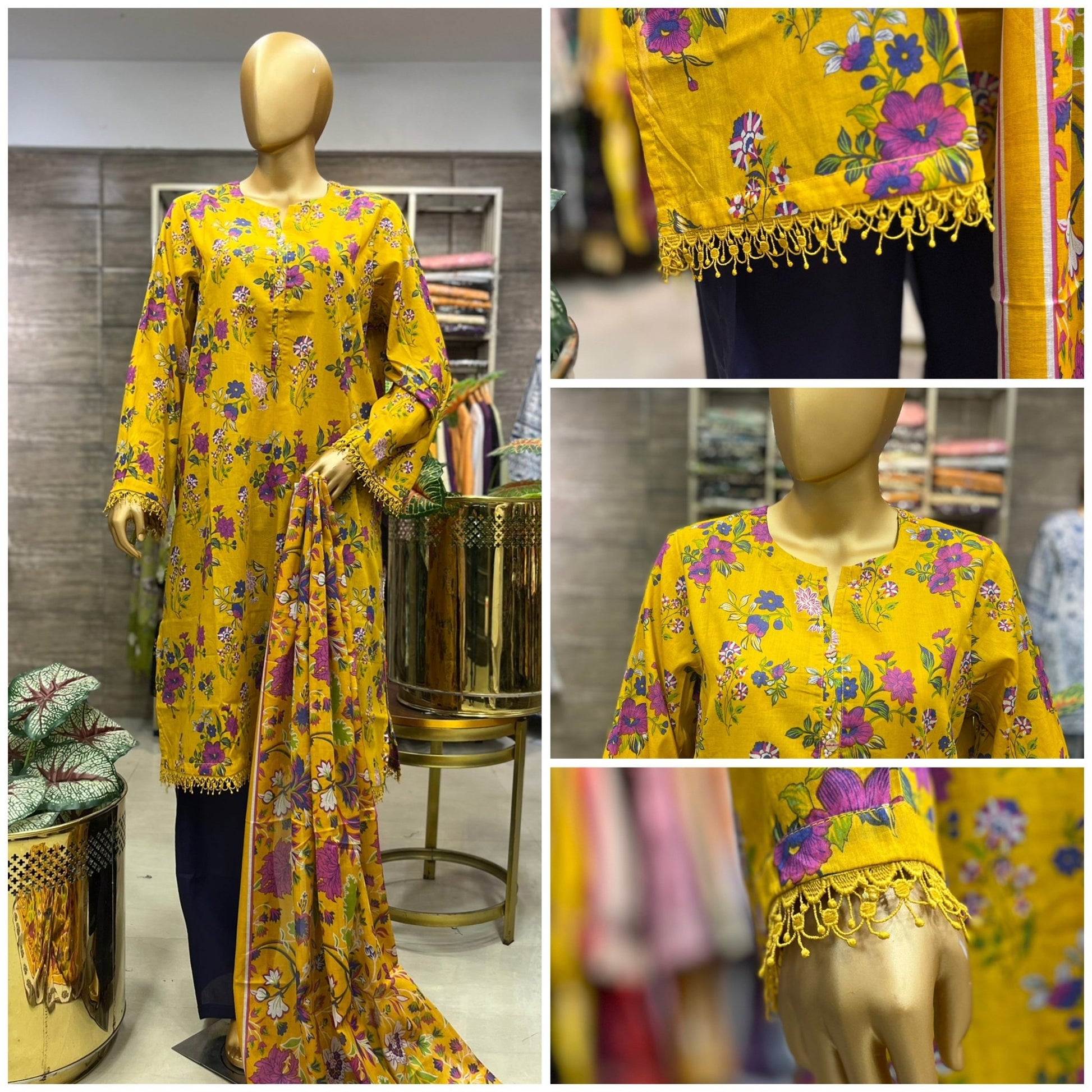 LAWN PRINTED 3 PIECE