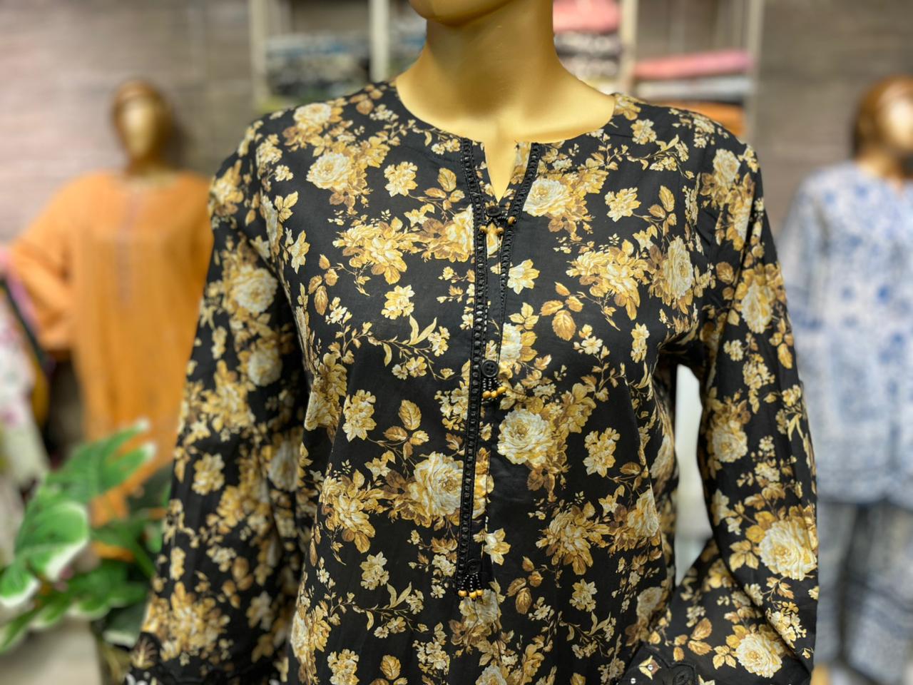 THREE PIECE LAWN EMBROIDERED