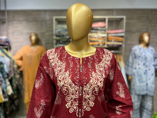 LAWN PRINTED 3 PIECE