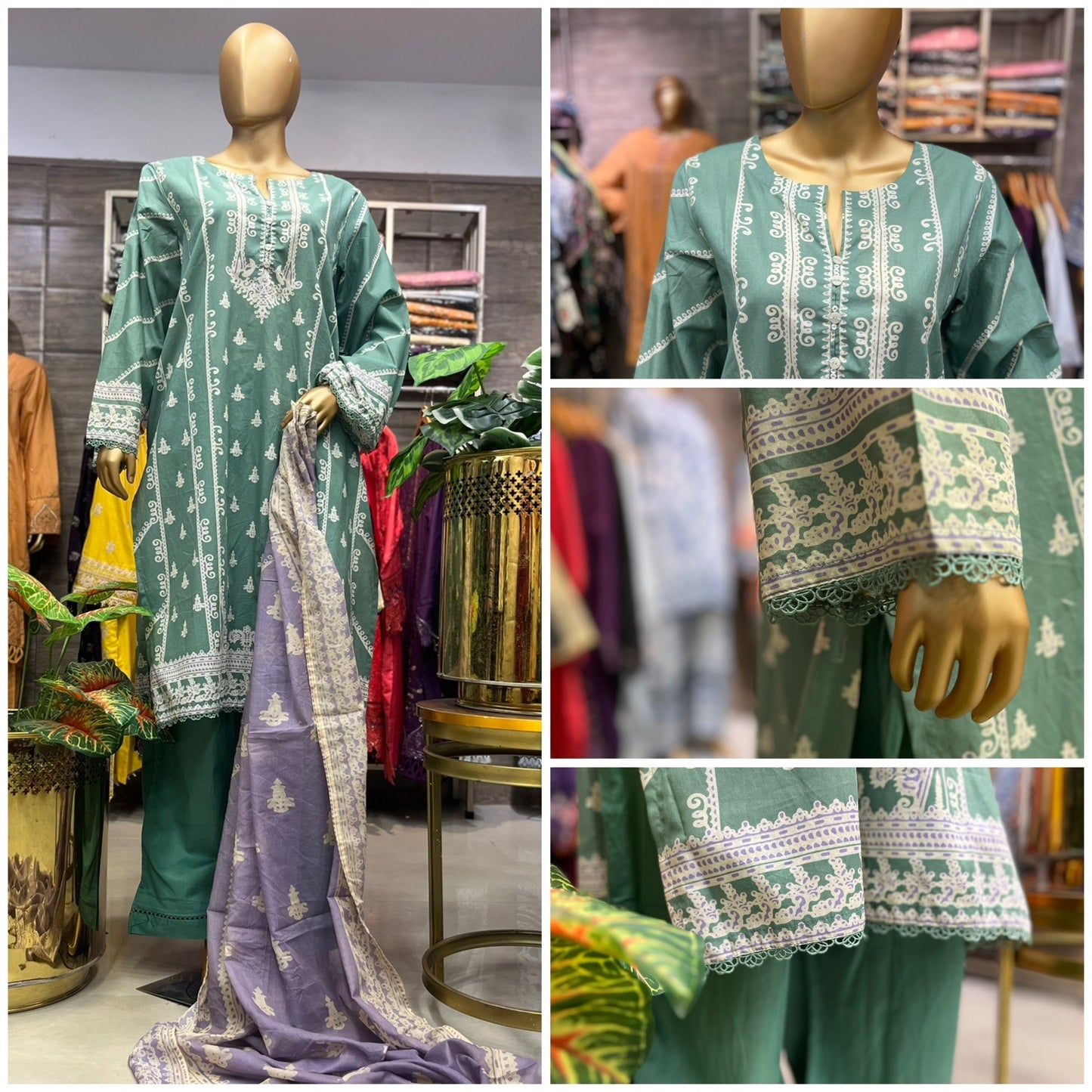 LAWN PRINTED 3 PIECE