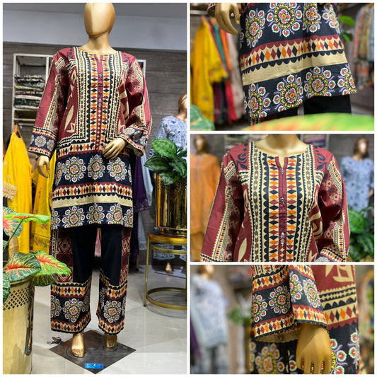 CORD SET TWO PIECE PRINTED