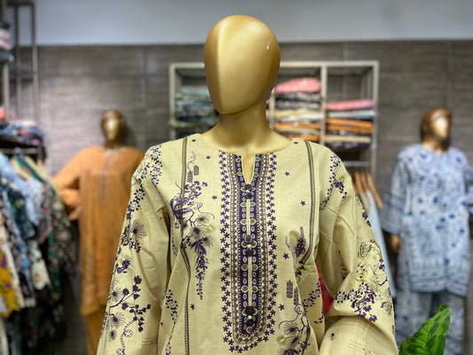 LAWN PRINTED 3 PIECE