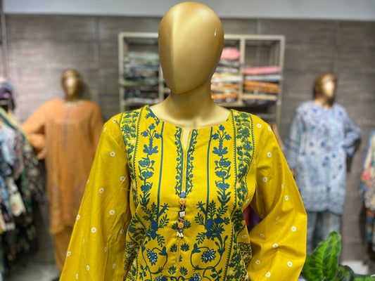 LAWN PRINTED 3 PIECE