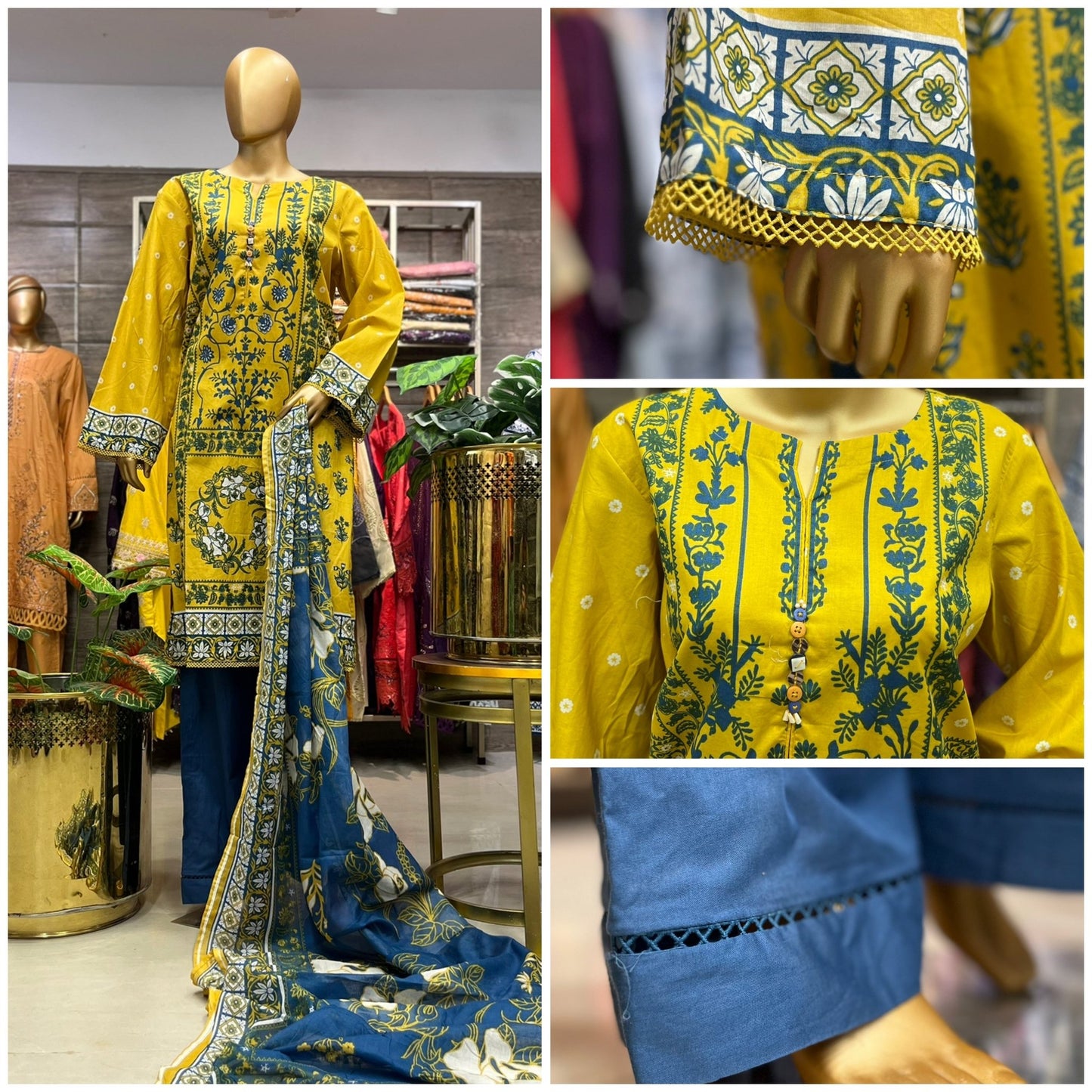 LAWN PRINTED 3 PIECE