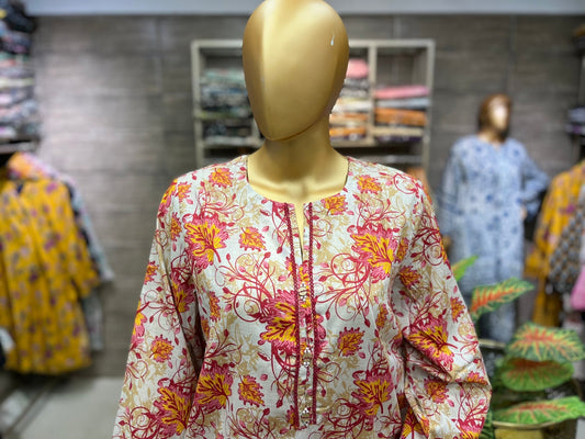 LAWN PRINTED 3 PIECE