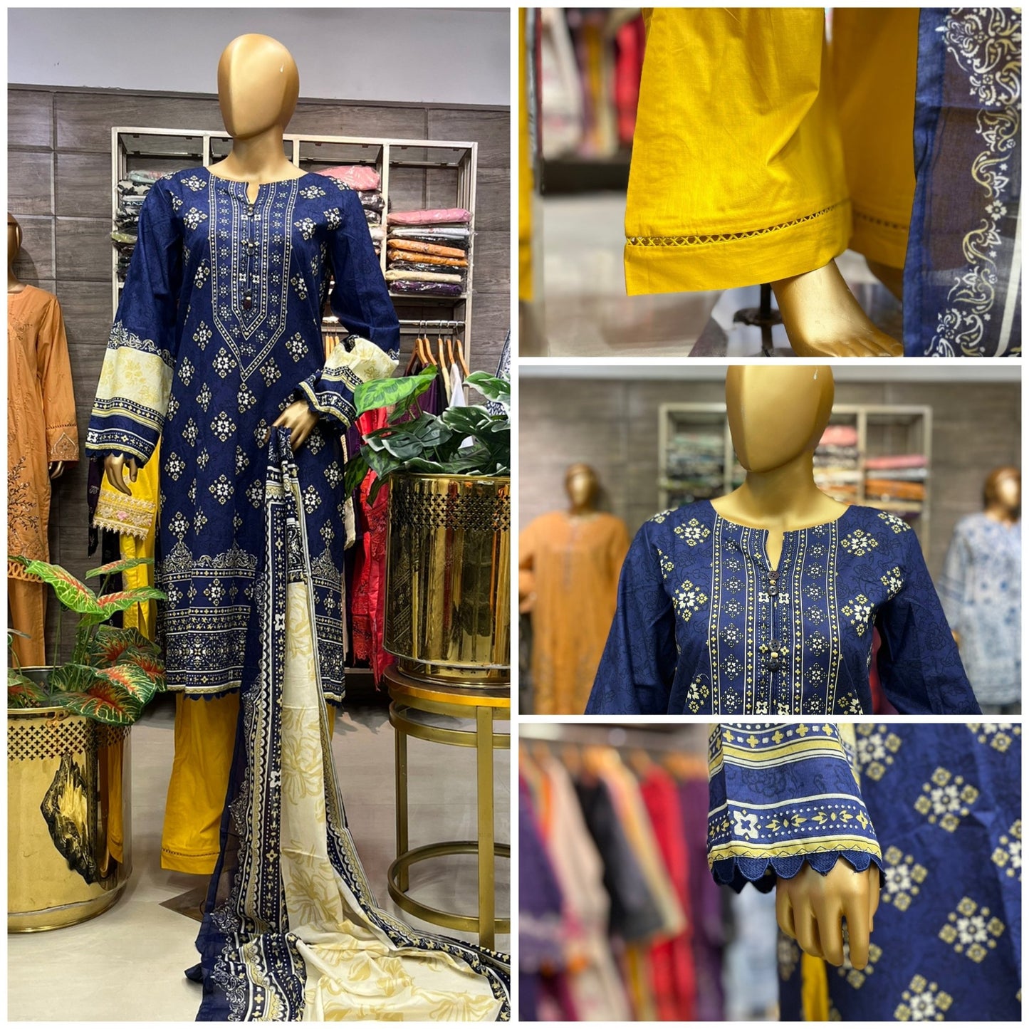 LAWN PRINTED 3 PIECE