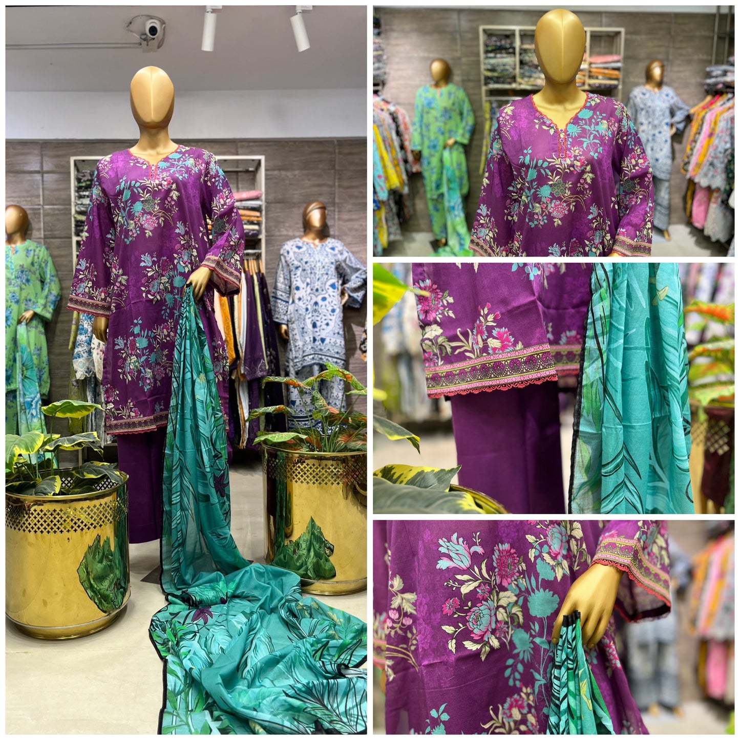 LAWN PRINTED 3 PIECE