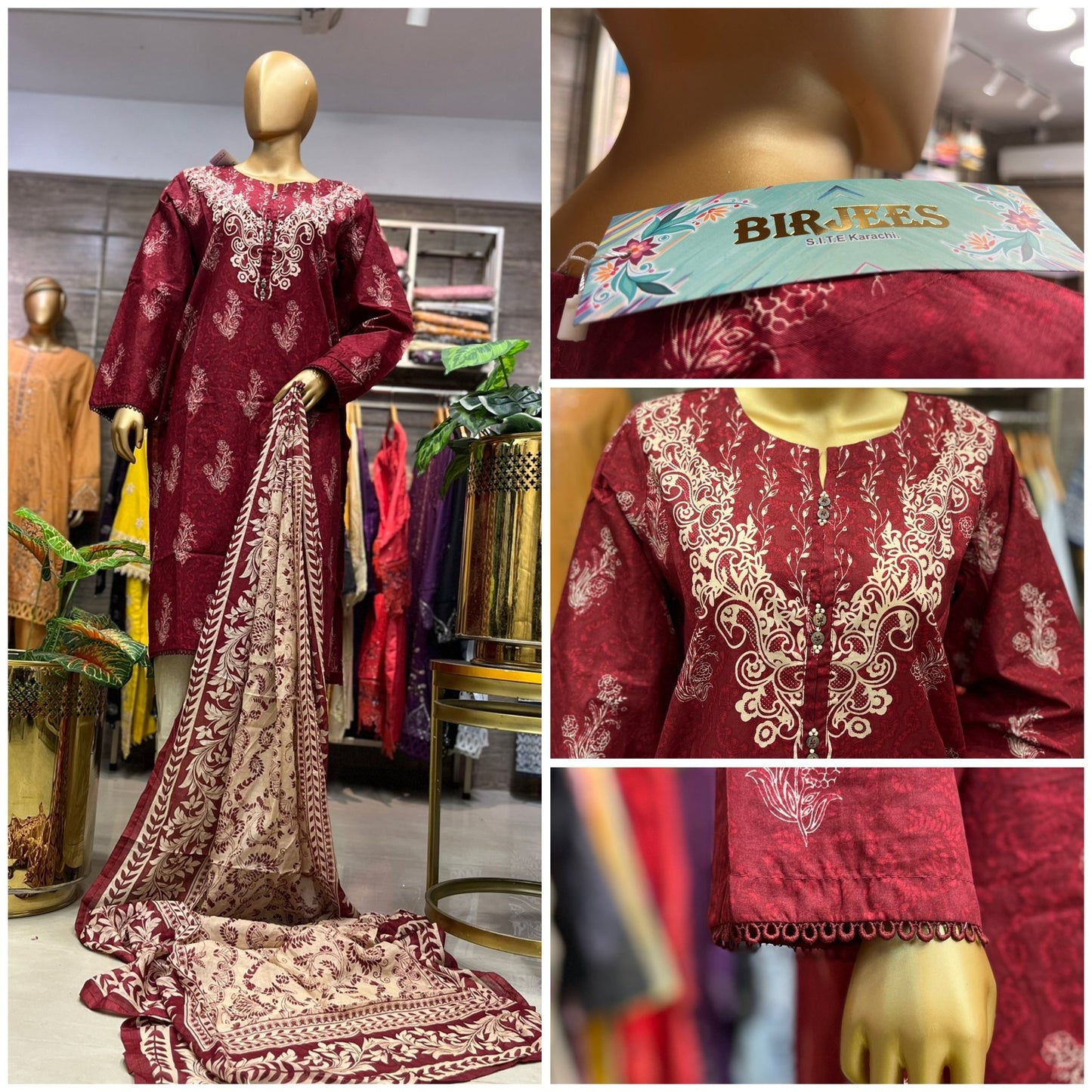 LAWN PRINTED 3 PIECE