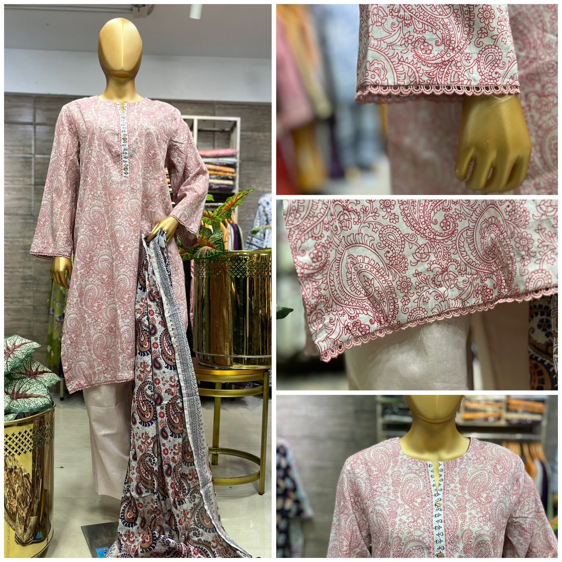 LAWN PRINTED 3 PIECE