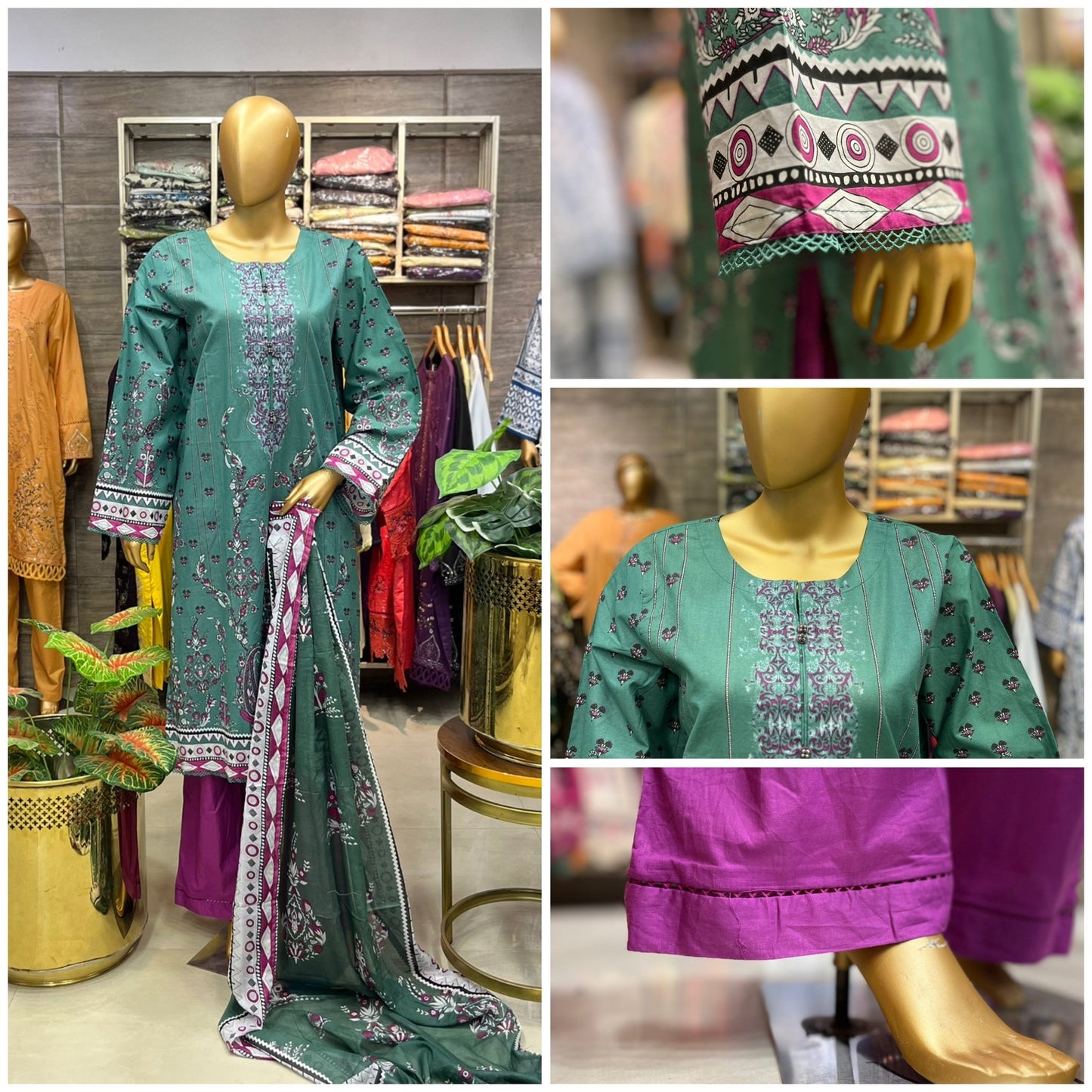 LAWN PRINTED 3 PIECE