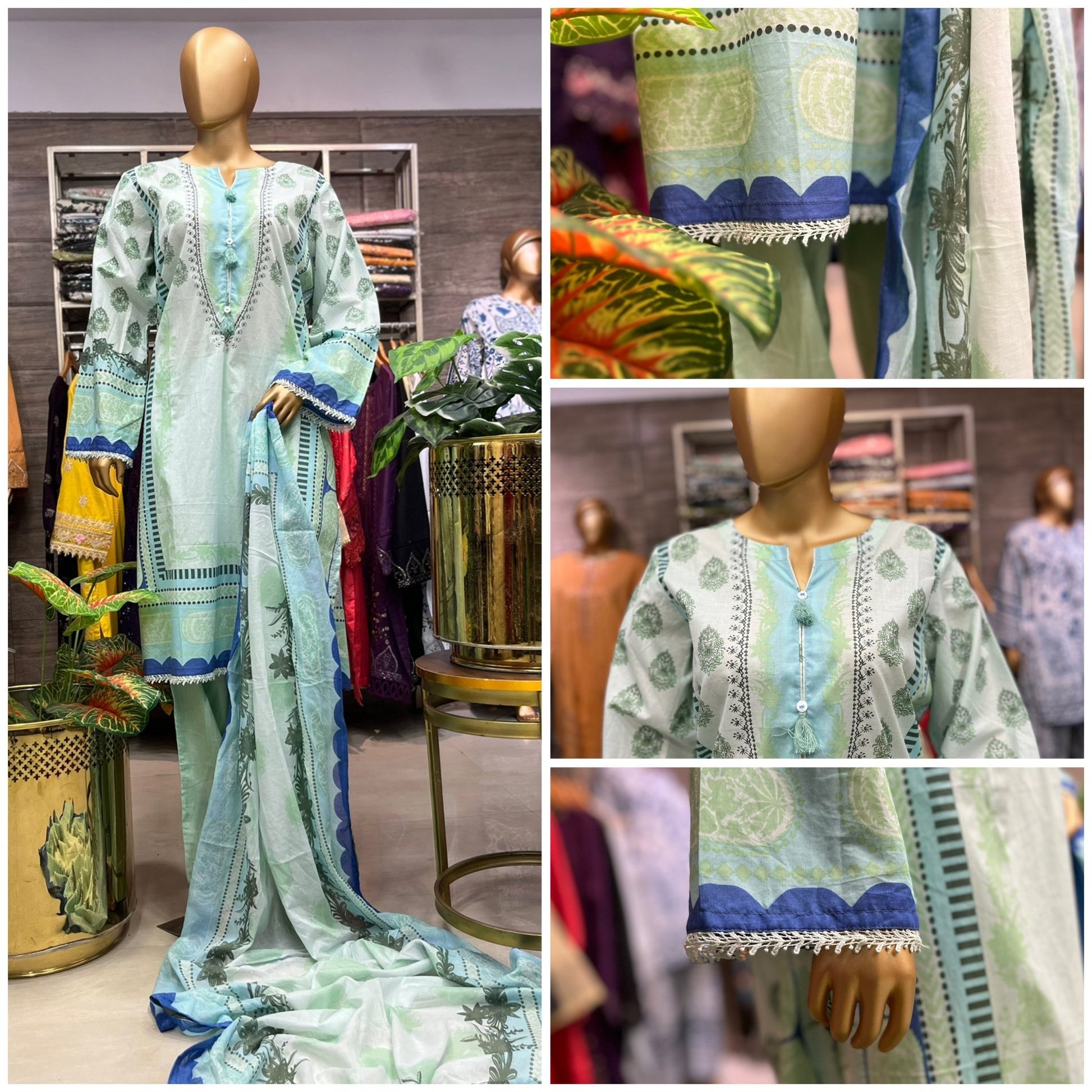 LAWN PRINTED 3 PIECE