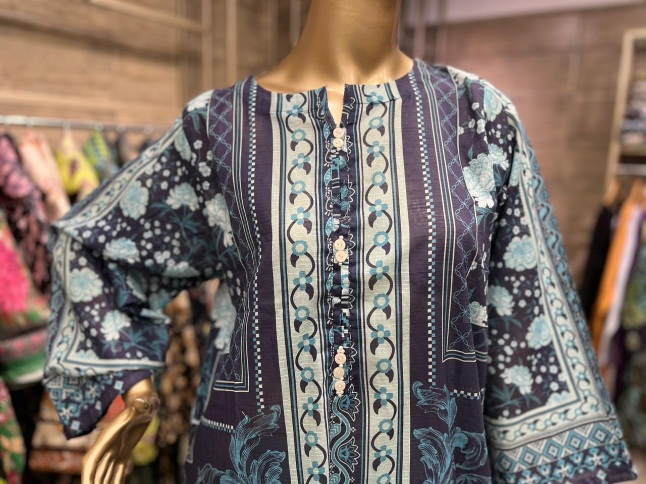 BIRJEES CORD SET TWO PIECE PRINTED