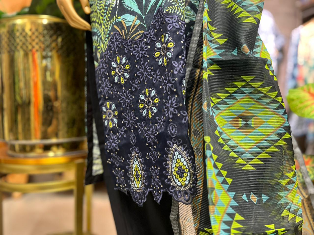 THREE PIECE LAWN EMBROIDERED